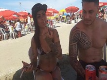 Vacaciones con la gente en Praia Bertioga - Victor Hugo - Luana Prado