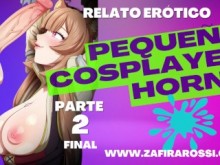 PARTE 2 Pequeña Cosplayer Muy Horny ASMR Moaning POV Auditivo Audio Only Voz Argentina Sexy Gemidos