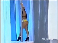 Claudia Sininho en el momento que proporcionó Tv Diário