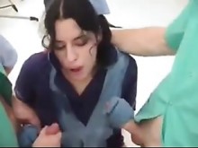 Orgía anal en hospital español