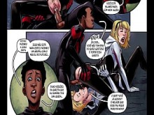 Miles Morales y Gwen en el multiverso de la prostitución, intercambio de pareja de arañas