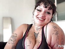 PutaLocura - BBW gótica tetona Deedee hablando y follando duro con Torbe