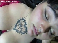 Pov Mi hermanastra haciendome una buena garganta profunda antes de que nos descubran FANTASIAHARDCORESEX