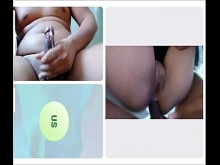 Follando el culo de los casados ​​en la cámara, el cliente Cumming Tasty en la cámara web, vertió mucho