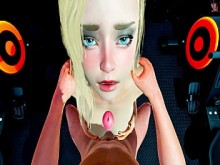 Fantasías de sexo en el gimnasio - Miriam el tímido rubio