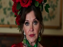 Granny Queen of Hearts consolador Fucking, rosa amante de la zorra real