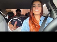 Conductor de la aplicación Pasando pasajero masturbándose Bharder!