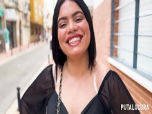 PutaLocura - Camarera culona Makarena busca trabajo y termina siendo follada en Pilladas