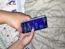 POV mi hermanstra hablaba con sus amigovios y me paga con una mamada para que no cuente nada