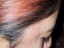 Blowjob primer plano