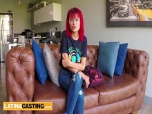 Tímido Petite de 18 años Redhead Latina Anal en la entrevista de trabajo
