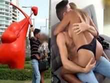 Milf peruana caliente de culo falso no puede tener suficiente de la gran polla blanca