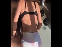 Ana Luiza revolcándose muy agradable al atardecer