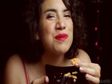 ¡Doble celebración! Día de San Valentín ¡Nuestro noveno aniversario! Cum en la comida 5