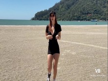 Salí a correr por la playa y me encontré al amigo de mi hijo