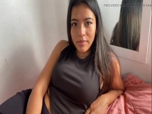 Chica tímida Latina seducida y follada duro