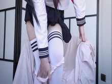 Estudiante japonesa aprende a hacer squirt con Hitachi Magic Wand - Bella Hentaigirl