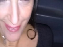 Cecile Pleasure es follada en el coche como una chica de la calle -ARTE PORNO