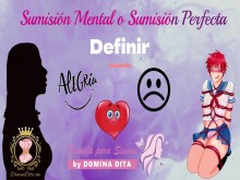 La Sumisión Mental o Sumisión Perfecta por Domina Dita - Escuela Elite y Exclusiva para Sissies